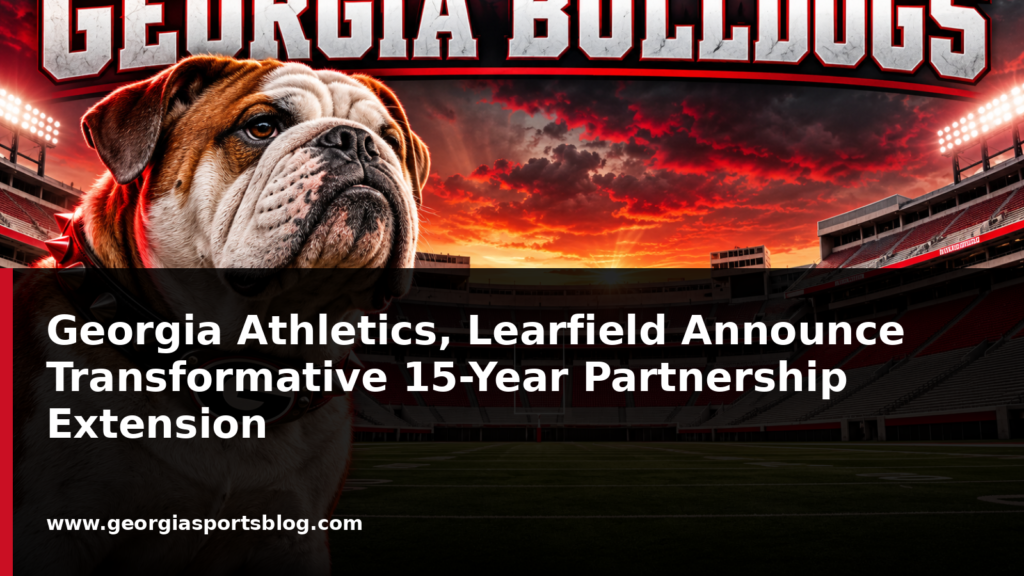 Georgia Athletics, Learfield Announce Transformative 15-Year Partnership Extension featured image